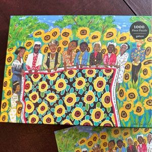🧩 Galison’s The Sunflower Quilting Bee at Arles puzzle by Faith Ringgold (1000)